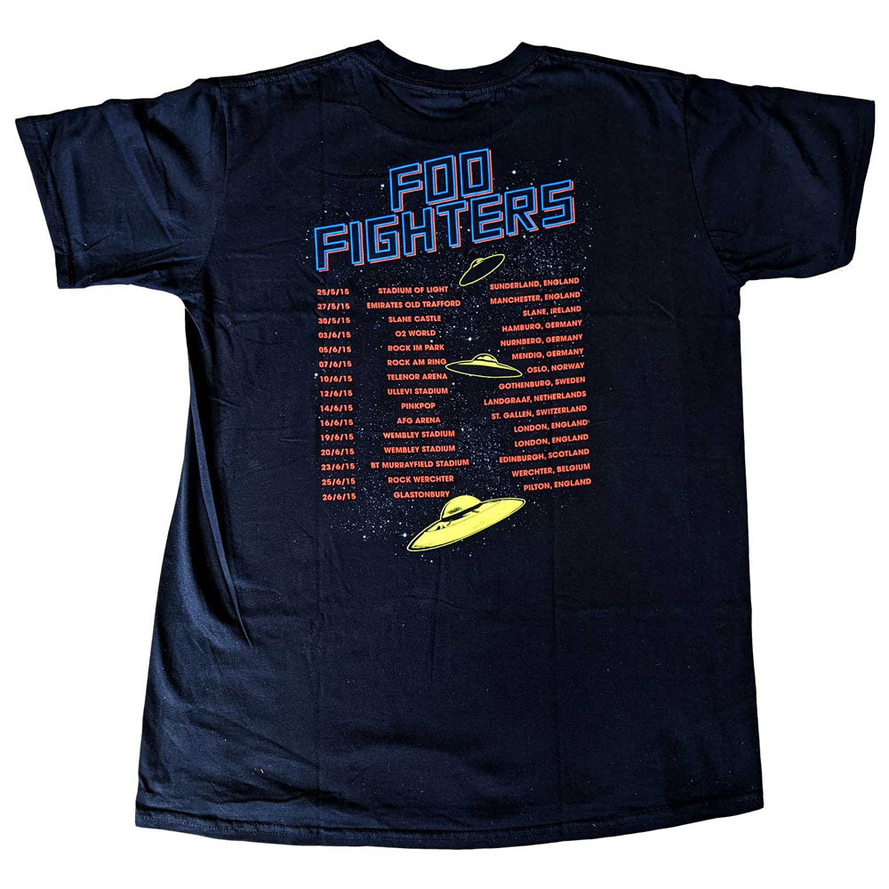 
                  
                    FOO FIGHTERS フーファイターズ (結成 30周年 ) - UFOS 2015 European Tour / バックプリントあり / Tシャツ / メンズ
                  
                