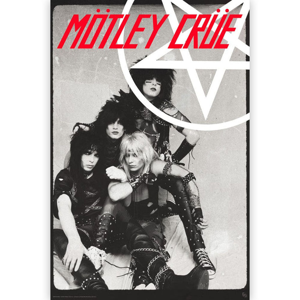 MOTLEY CRUE モトリークルー - Pentangle / ポスター 【公式 / オフィシャル】