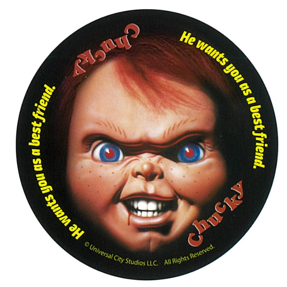 CHILD'S PLAY チャイルドプレイ CHUCKY CIRCLE Black ステッカー 公式 オフィシャル