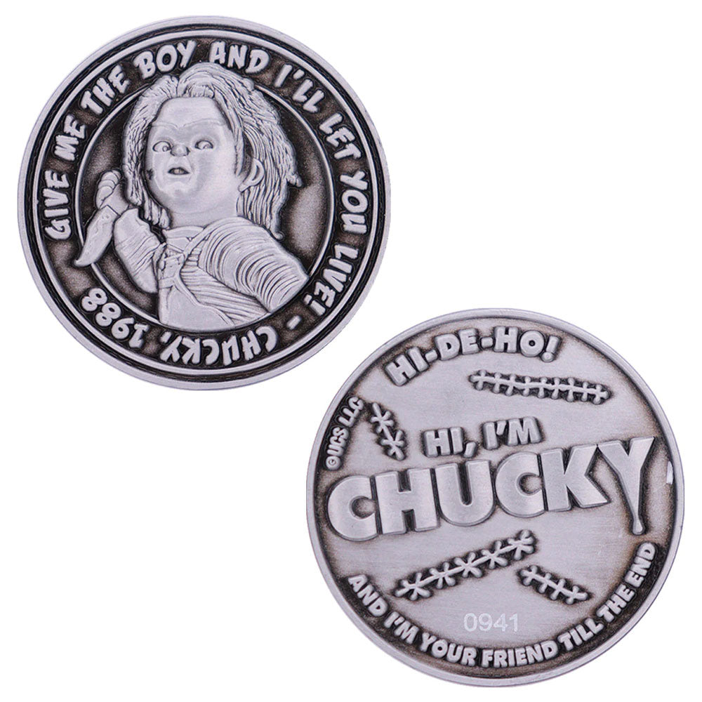 
                  
                    CHILD'S PLAY チャイルドプレイ - Chucky Limited Edition Collectible Coin / コイン 【公式 / オフィシャル】
                  
                