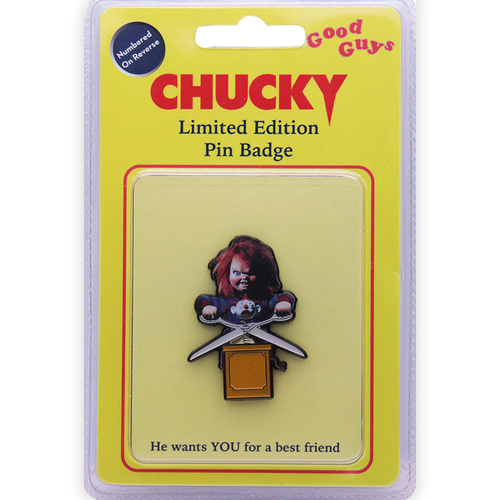 
                  
                    CHILD'S PLAY チャイルドプレイ - Chucky Limited Edition Pin Badge / バッジ 【公式 / オフィシャル】
                  
                