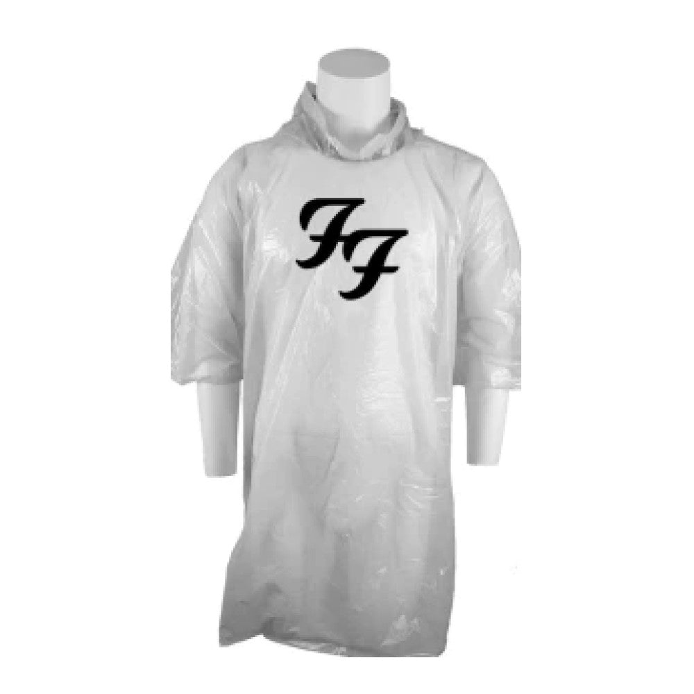 FOO FIGHTERS フーファイターズ (結成 30周年 ) - Black FF / レインポンチョ / ファッション雑貨 【公式 / オフィシャル】