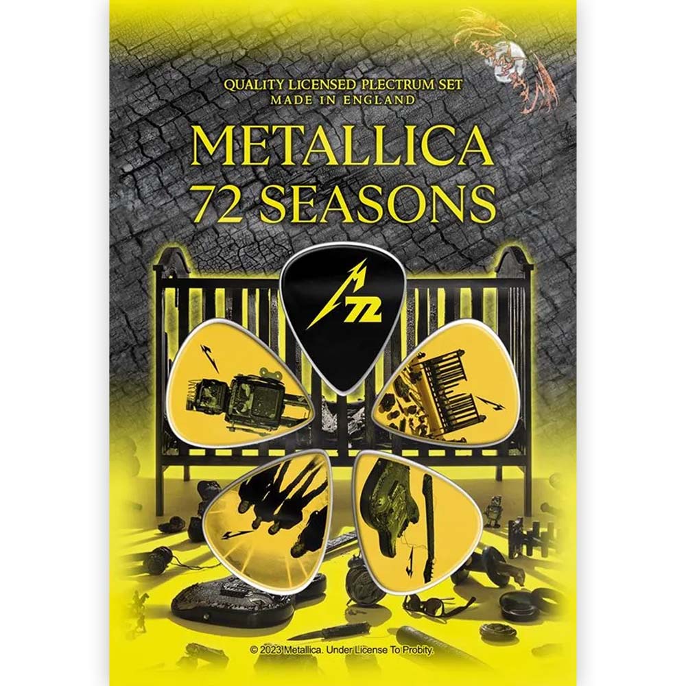 METALLICA メタリカ - 72 Seasons / 5枚セット / ギターピック 【公式 / オフィシャル】