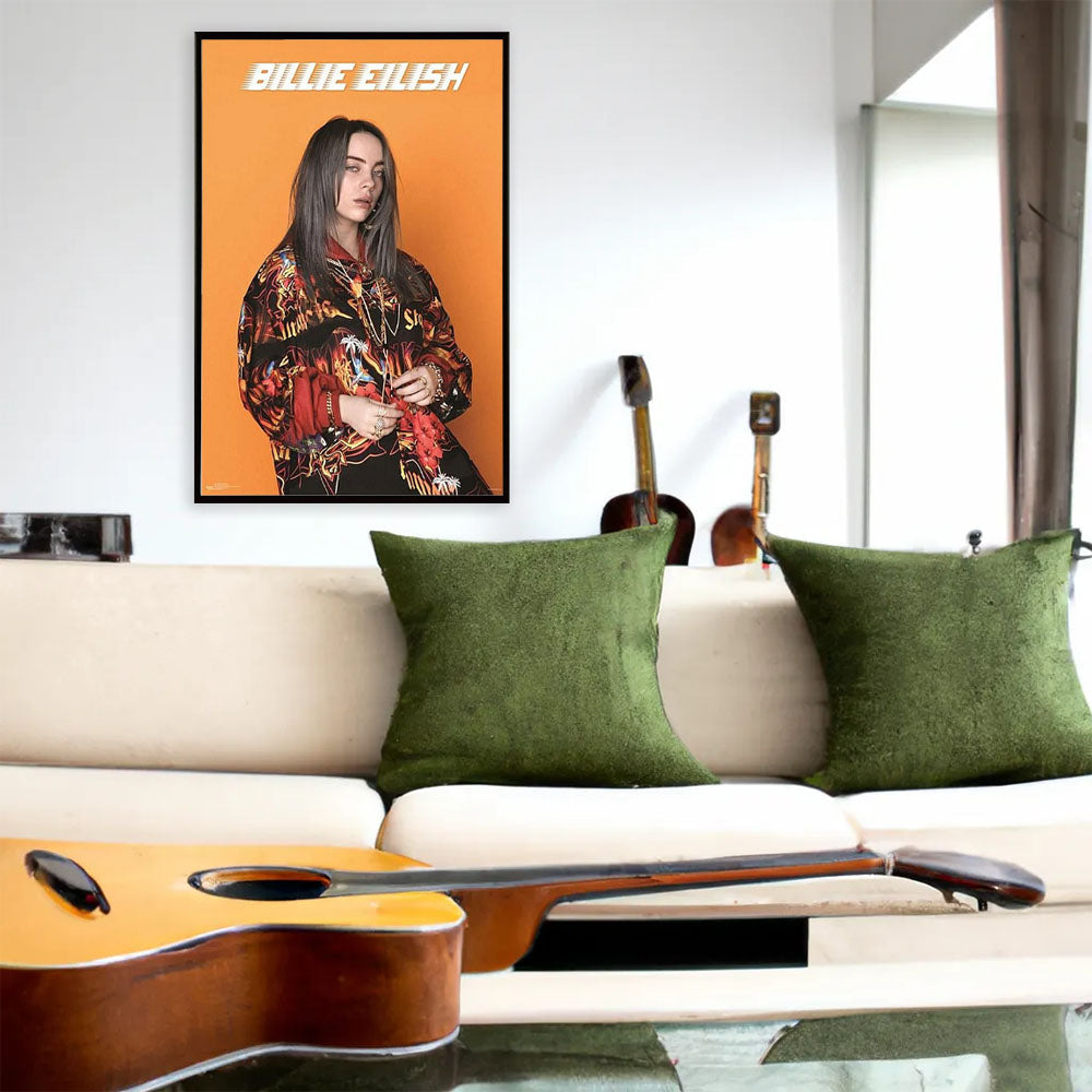 BILLIE EILISH ビリーアイリッシュ (新作 発売 ) Orange ポスター  公式 オフィシャル