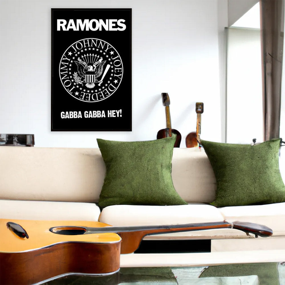 
                  
                    RAMONES ラモーンズ (結成 50周年 ) - Logo / ポスター 【公式 / オフィシャル】
                  
                