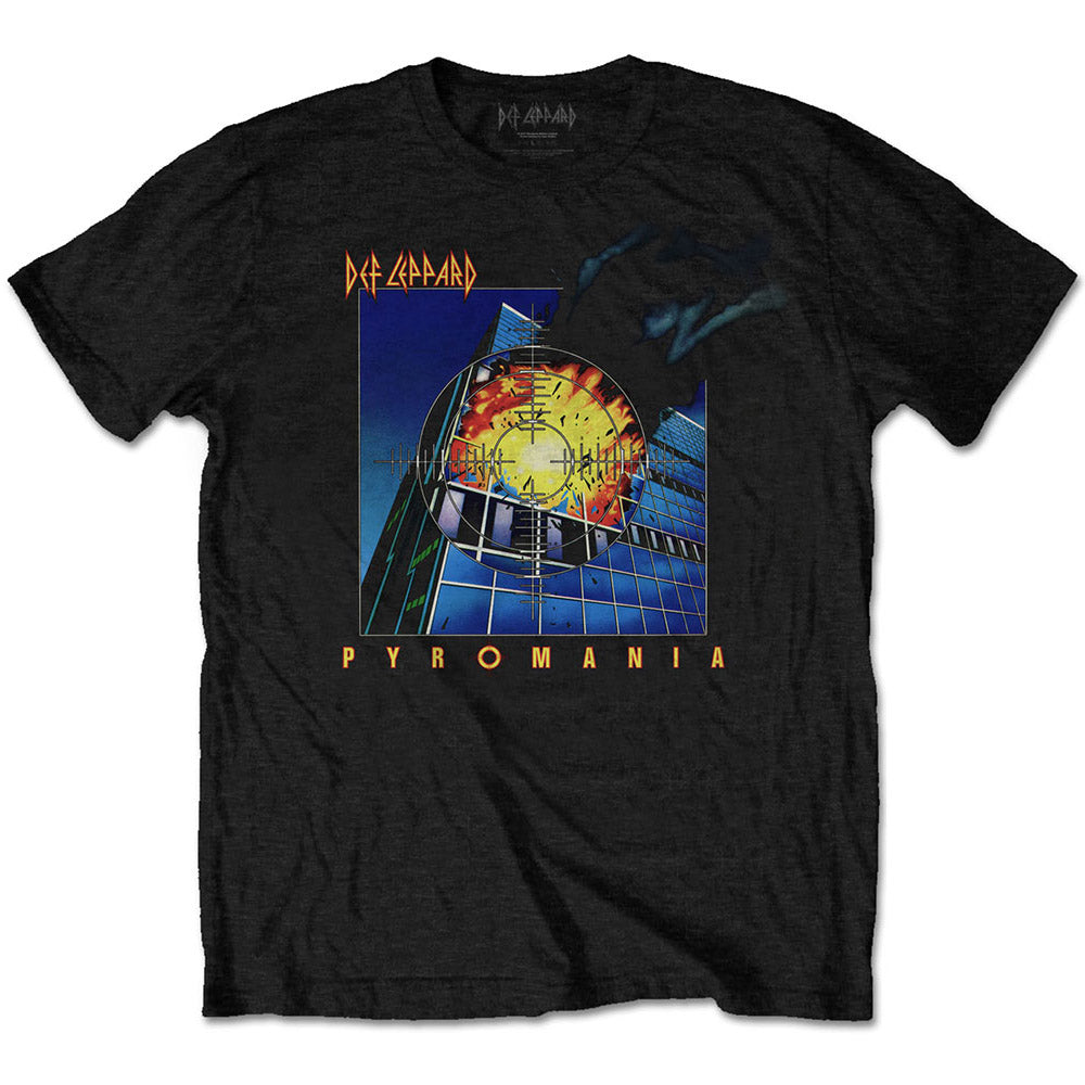 DEF LEPPARD デフレパード Pyromania Tシャツ メンズ 公式 オフィシャル