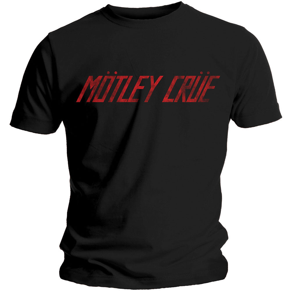 MOTLEY CRUE モトリークルー - Distressed Logo / Tシャツ / メンズ 【公式 / オフィシャル】