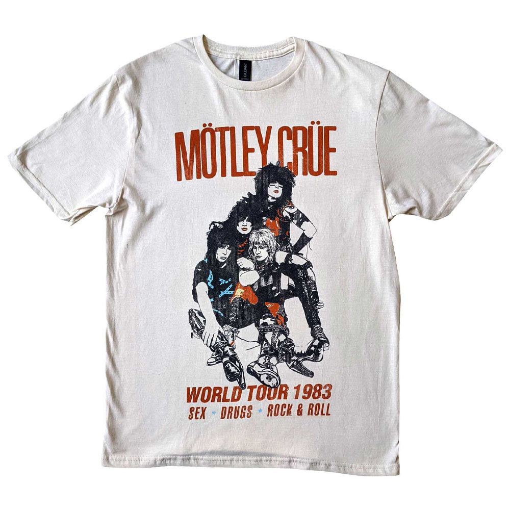 MOTLEY CRUE モトリークルー - World Tour Vintage / Tシャツ / メンズ 【公式 / オフィシャル】