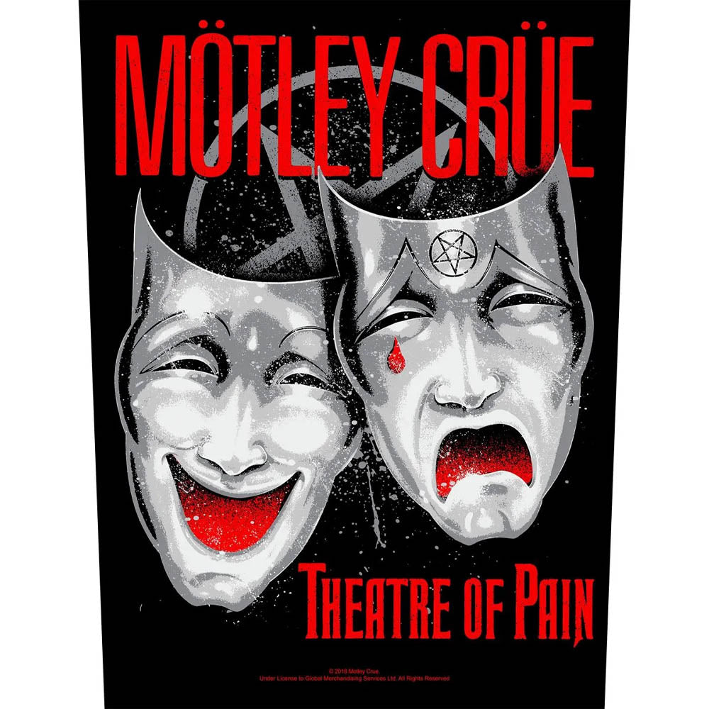 MOTLEY CRUE モトリークルー - THEATRE OF PAIN / ワッペン 【公式 / オフィシャル】