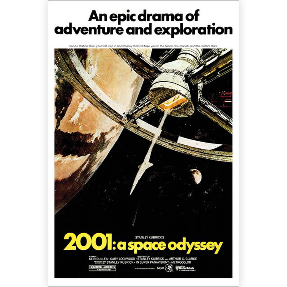 2001:A SPACE ODYSSEY 2001年宇宙の旅 - 2001 A SPACE ODYSSEY / ポスター 【公式 / オフィシャル】