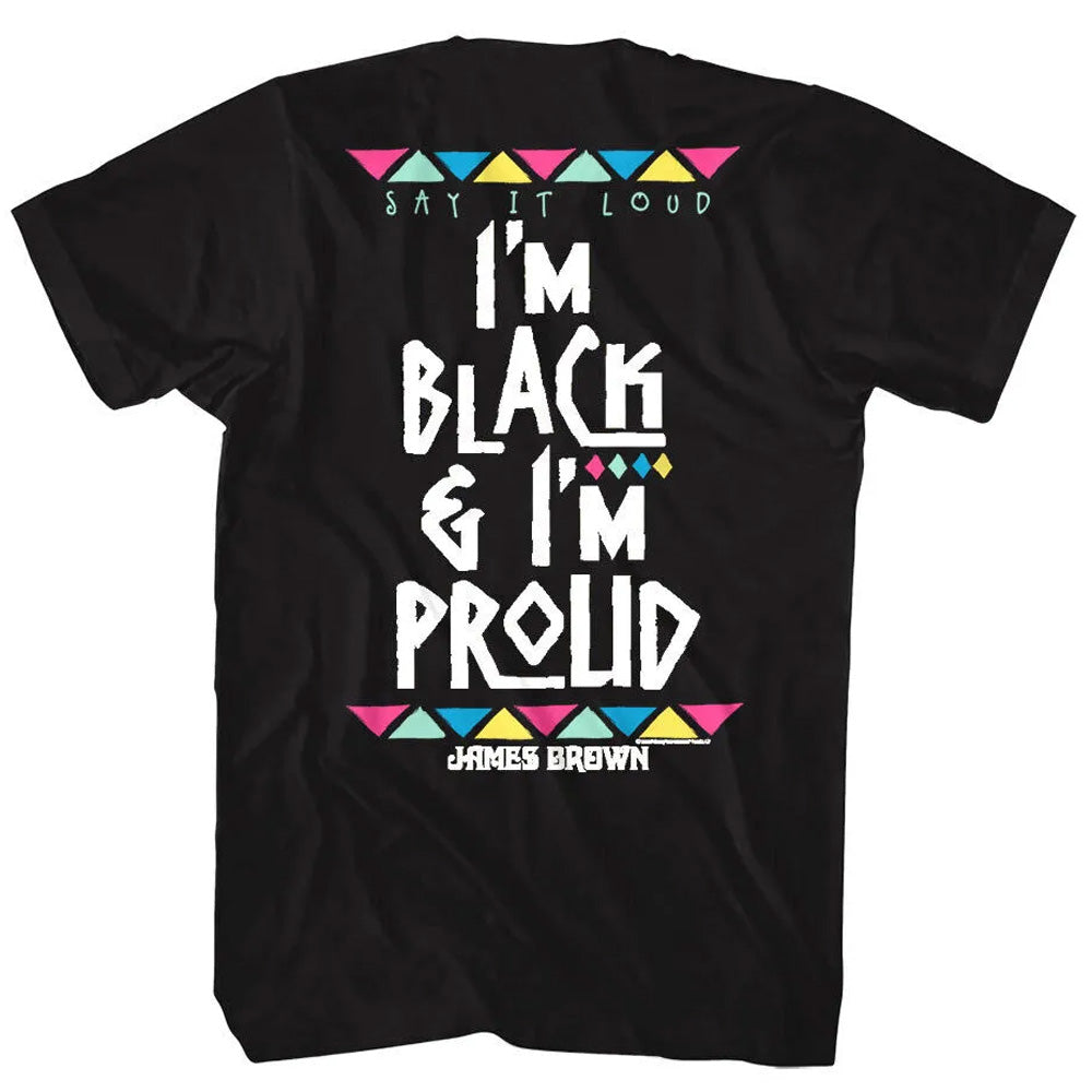 
                  
                    JAMES BROWN ジェームスブラウン - BLACK AND PROUD / バックプリントあり / Tシャツ / メンズ
                  
                