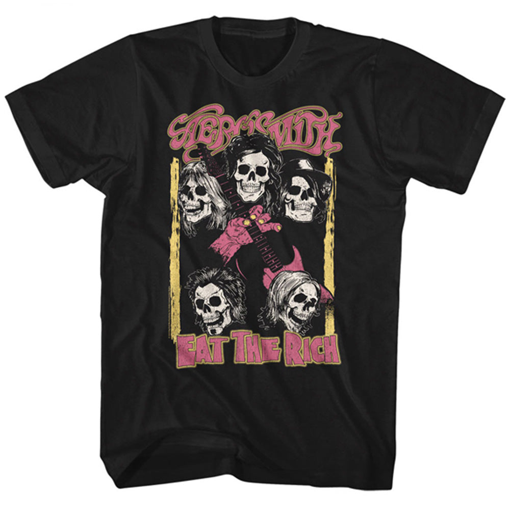 AEROSMITH エアロスミス SKULLS RECOLOR Tシャツ メンズ 公式 オフィシャル
