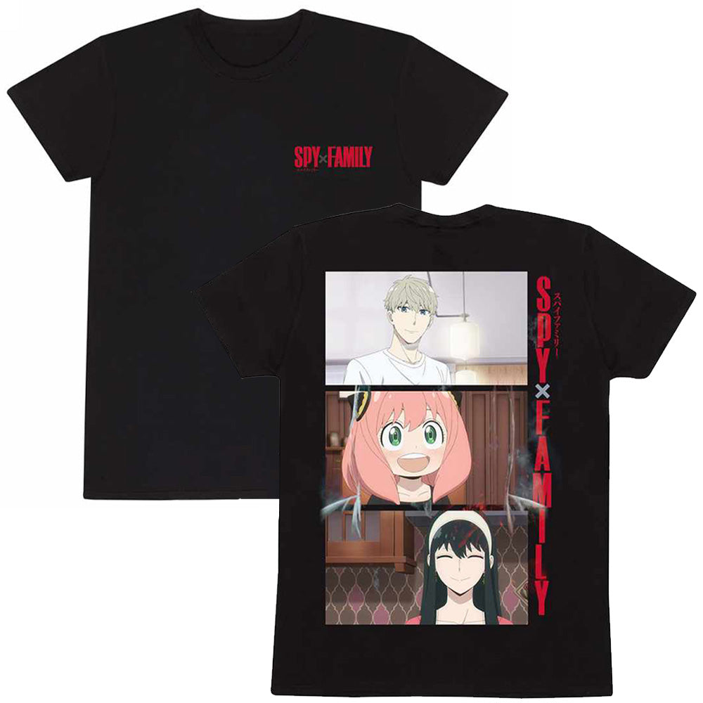 SPYxFAMILY スパイファミリー - TRIO SHOTS / バックプリントあり / Tシャツ / メンズ 【公式 / オフィシャル】