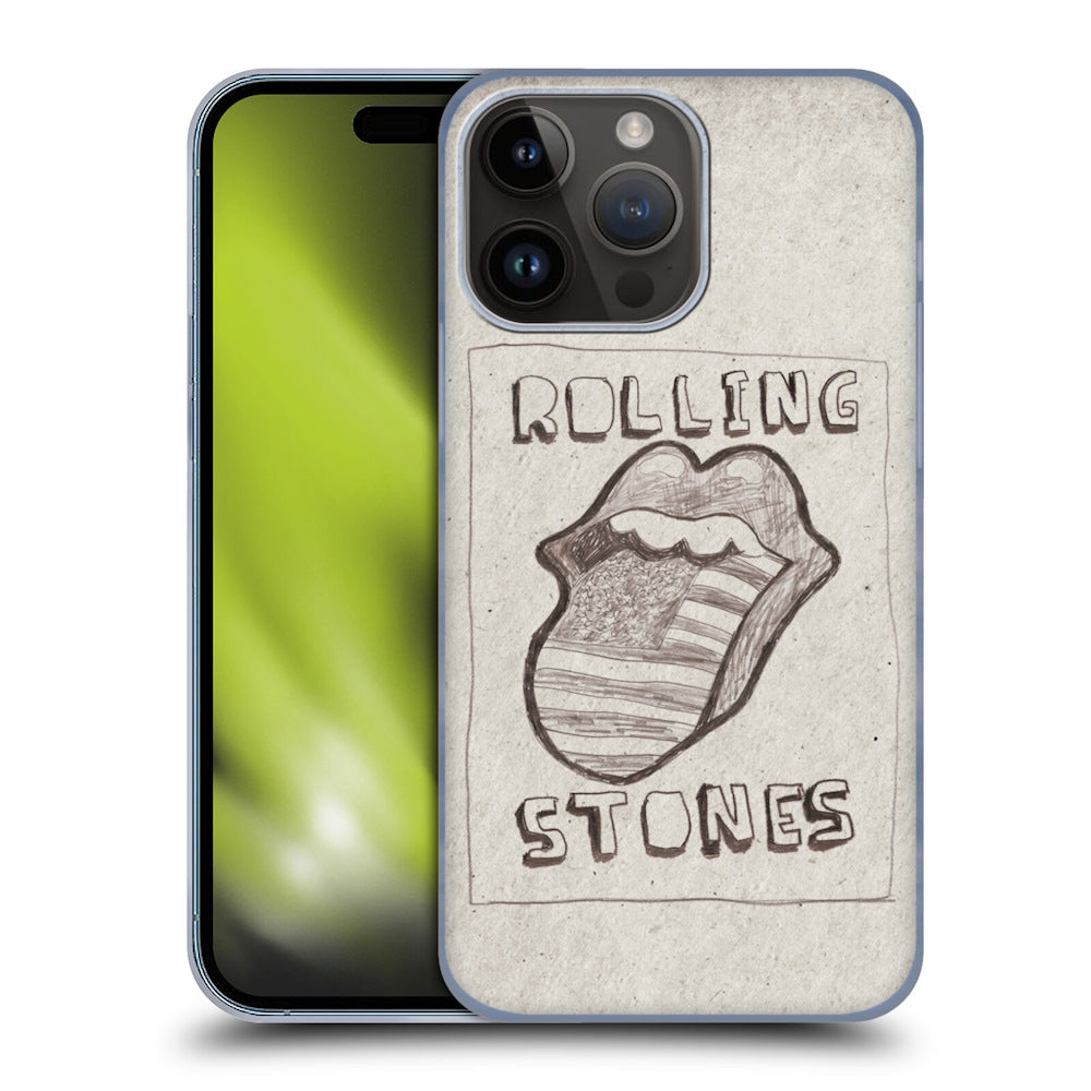 ROLLING STONES - Sketch USA Flag ハード case