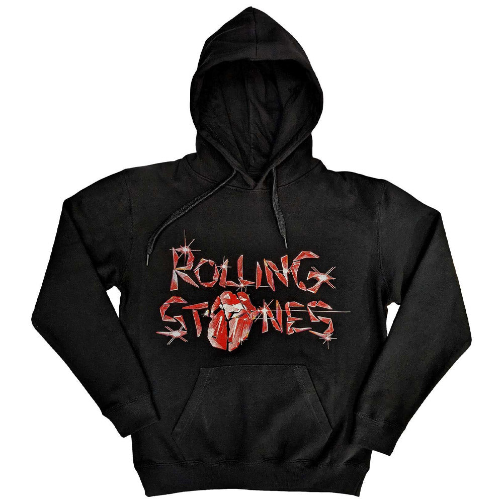 ROLLING STONES ローリングストーンズ (デビュー作 60周年 ) - Hackney Diamonds Glass Logo / バックプリントあり / パーカー・スウェット / メンズ 【公式 / オフィシャル】