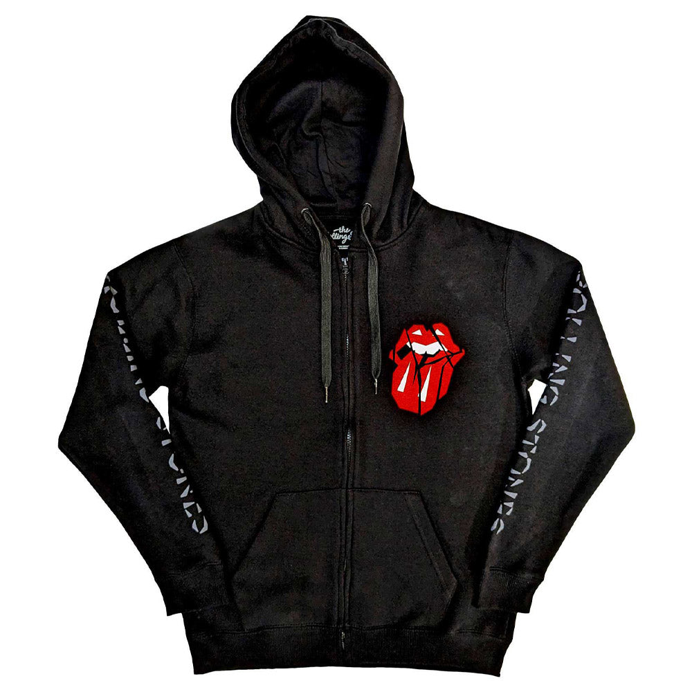 ROLLING STONES ローリングストーンズ (デビュー作 60周年 ) - Hackney Diamonds Shattered Tongue / ジップ / Sleeve Print / パーカー・スウェット / メンズ 【公式 / オフィシャル】