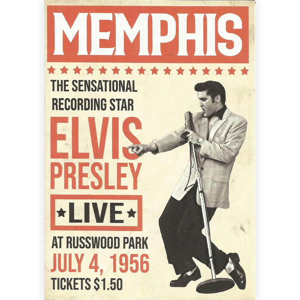 ELVIS PRESLEY エルヴィスプレスリー - Memphis Poster / ポストカード・レター 【公式 / オフィシャル】