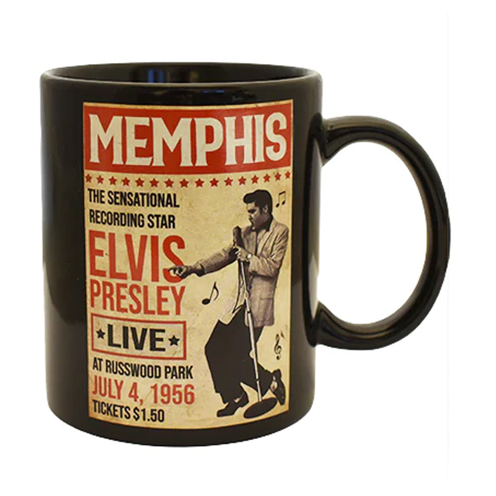 ELVIS PRESLEY エルヴィスプレスリー - Memphis Poster / マグカップ 【公式 / オフィシャル】