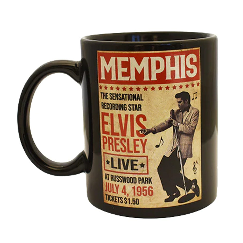 
                  
                    ELVIS PRESLEY エルヴィスプレスリー - Memphis Poster / マグカップ 【公式 / オフィシャル】
                  
                