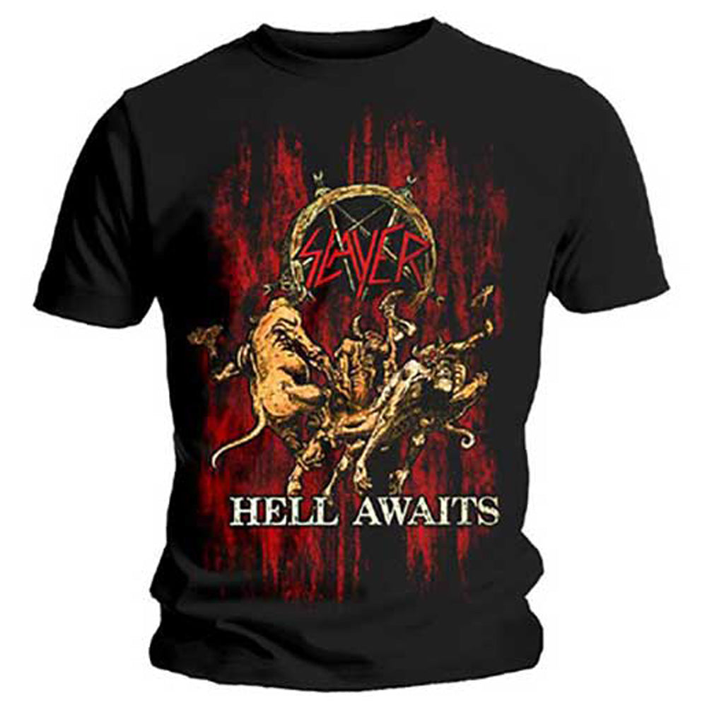 SLAYER スレイヤー - Hell Awaits / Tシャツ / メンズ 【公式 / オフィシャル】