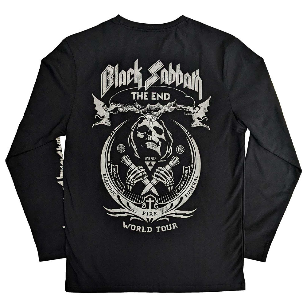 
                  
                    BLACK SABBATH ブラックサバス - The End Mushroom Cloud / バックプリントあり / 長袖 / Sleeve Print / Tシャツ / メンズ
                  
                