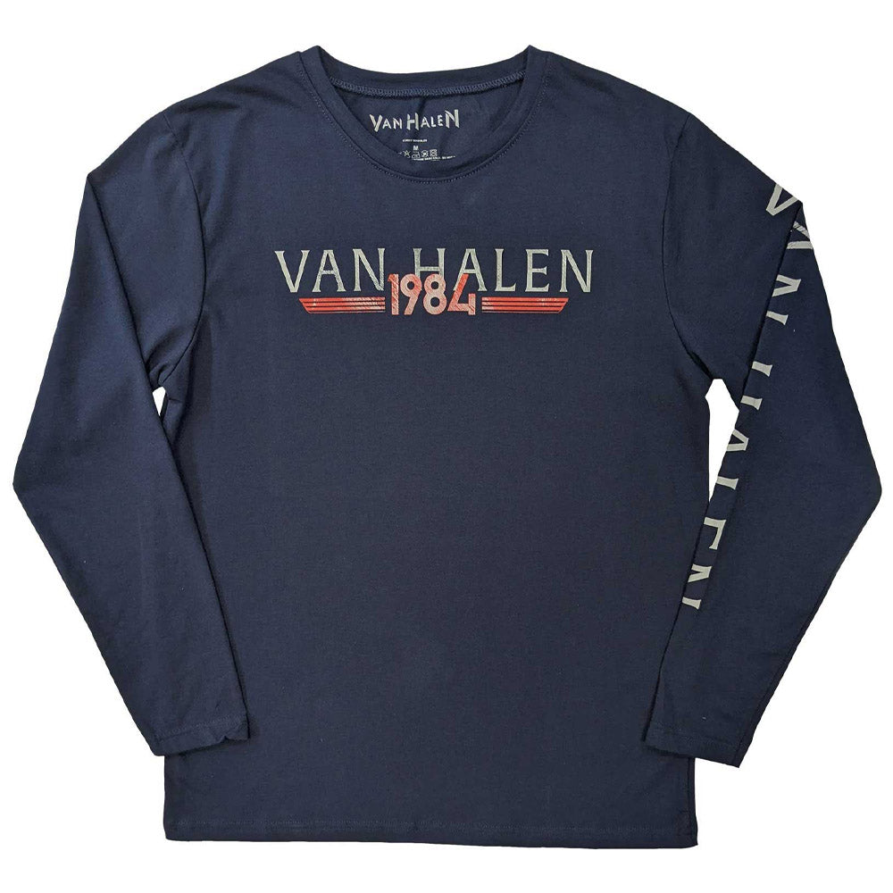 
                  
                    VAN HALEN ヴァンヘイレン (サミー&マイケル 来日 ) - 84 Tour / バックプリントあり / 長袖 / Sleeve Print / Tシャツ / メンズ 【公式 / オフィシャル】
                  
                