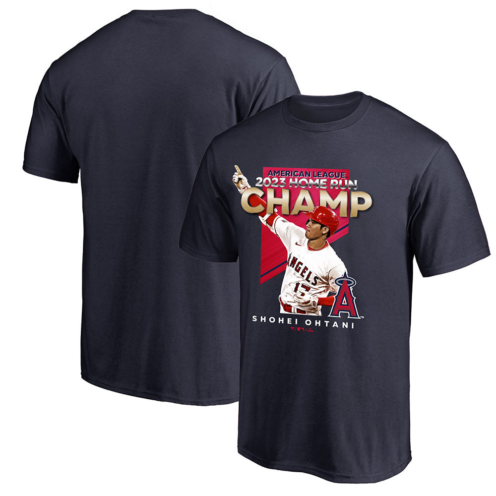 
                  
                    【ラスト販売/限定商品】SHOHEI OHTANI 大谷翔平 - Los Angeles Angels 2023 ホームラン王 / NAVY / Tシャツ / メンズ
                  
                