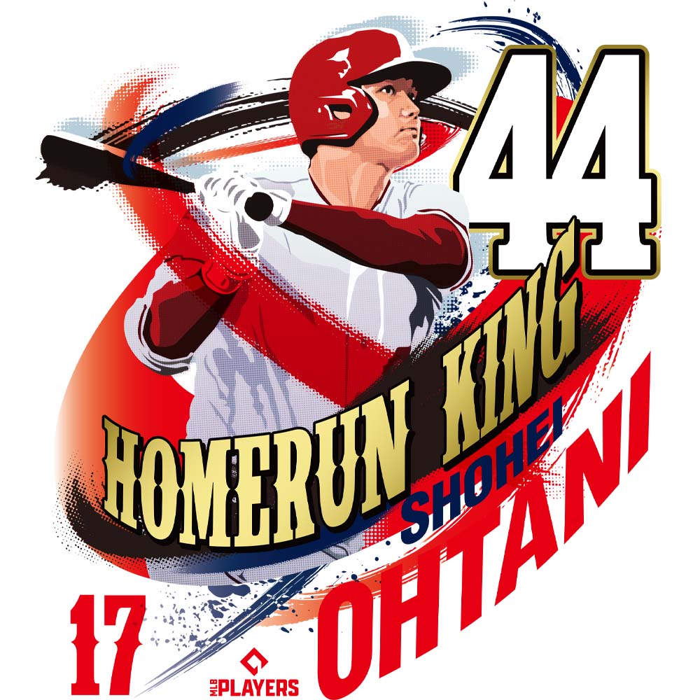 【ラスト販売/限定商品】SHOHEI OHTANI 大谷翔平 - エンジェルス 2023 HR Champ / HOME RUN KING / Tシャツ / メンズ 【公式 / オフィシャル】