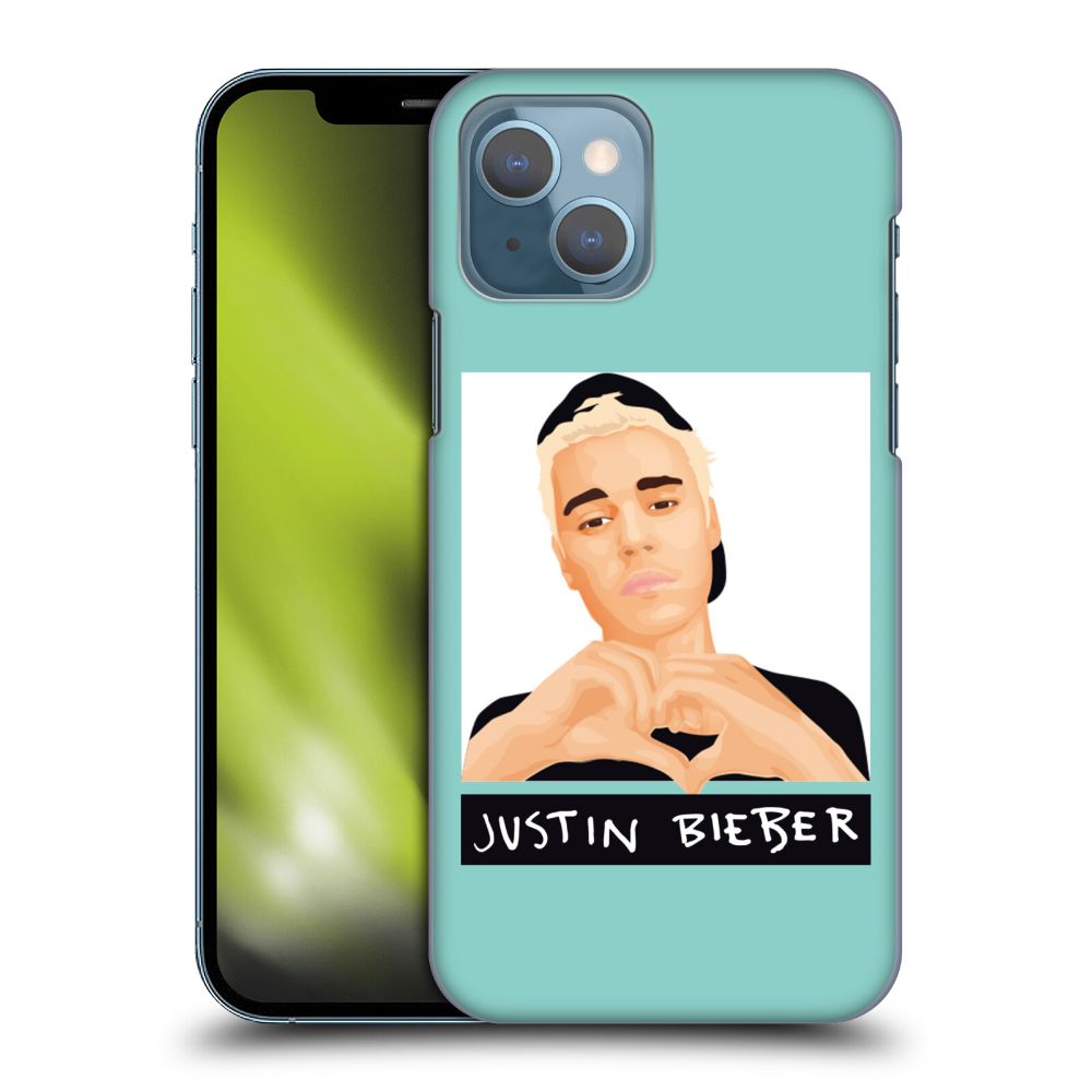 JUSTIN BIEBER ジャスティンビーバー (デビュー 15周年 ) - Love Hand Sign ハード case / Apple iPhoneケース 【公式 / オフィシャル】