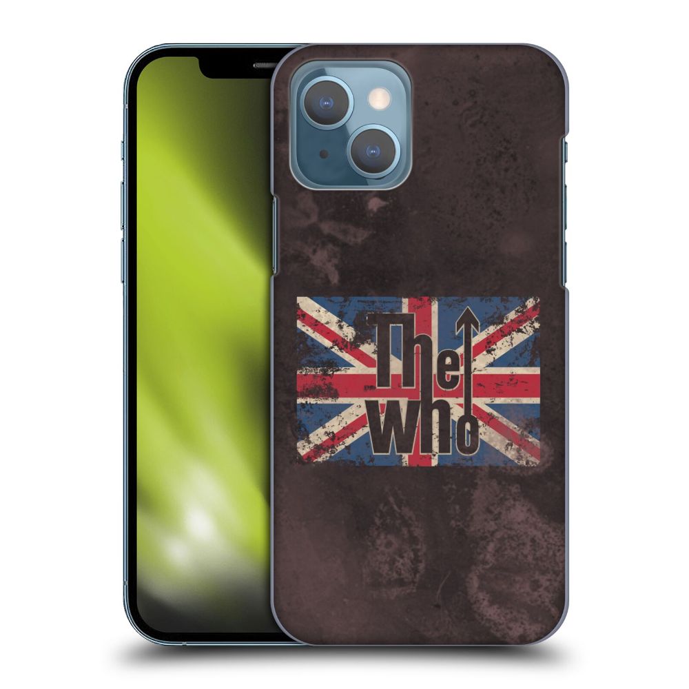 THE WHO ザ・フー (結成 60周年 ) - Union Jack Distressed ハード case / Apple iPhoneケース 【公式 / オフィシャル】