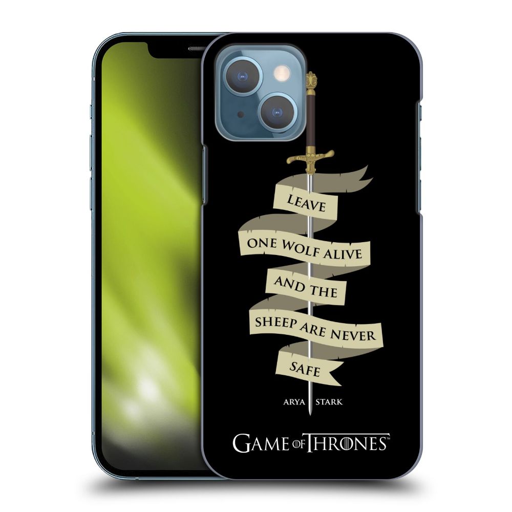 GAME OF THRONES ゲーム・オブ・スローンズ - Arya Quote Needle ハード case / Apple iPhoneケース 【公式 / オフィシャル】