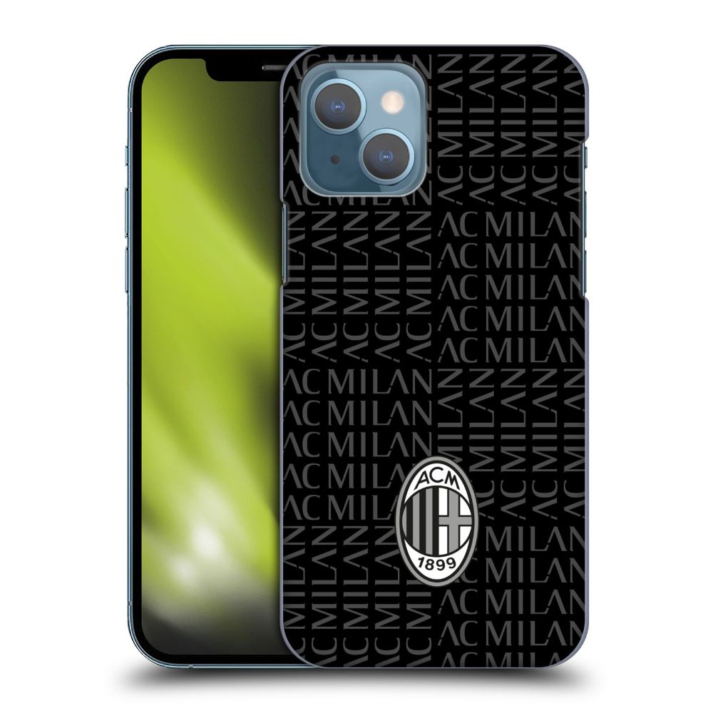 AC MILAN ACミラン (創設 125年 )  Black And Grey ハード case 公式 オフィシャル