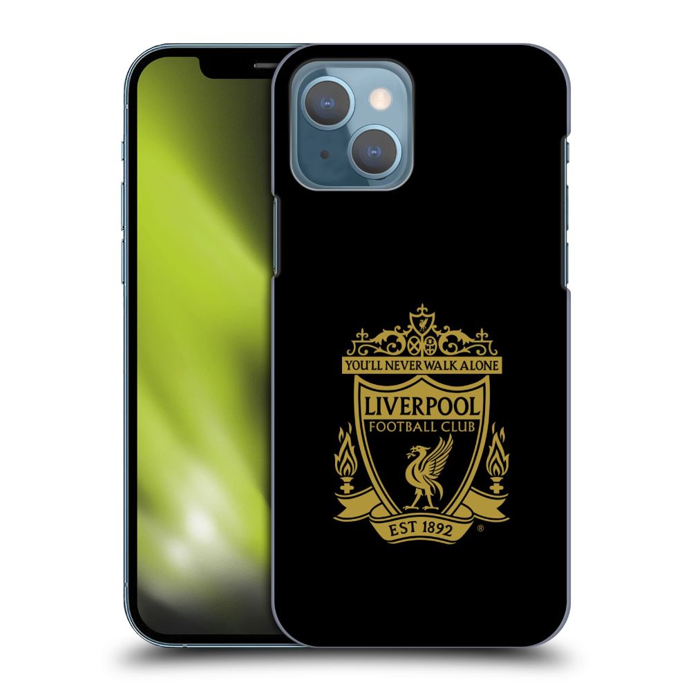 LIVERPOOL FC リヴァプールFC - Crest 1 / Black 3 ハード case / Apple iPhoneケース 【公式 / オフィシャル】