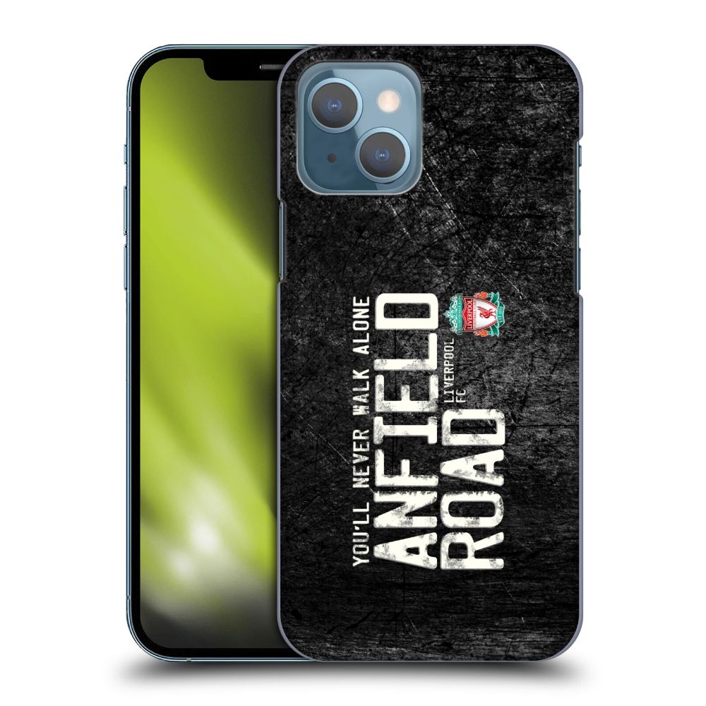 LIVERPOOL FC リヴァプールFC - Anfield Road Black ハード case / Apple iPhoneケース 【公式 / オフィシャル】