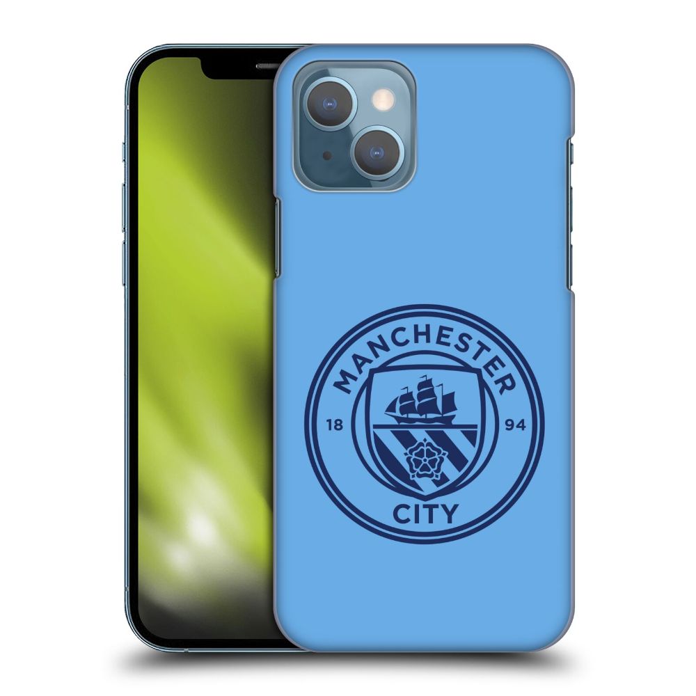 MANCHESTER CITY FC マンチェスターシティFC - Blue Obsidian Mono ハード case / Apple iPhoneケース 【公式 / オフィシャル】