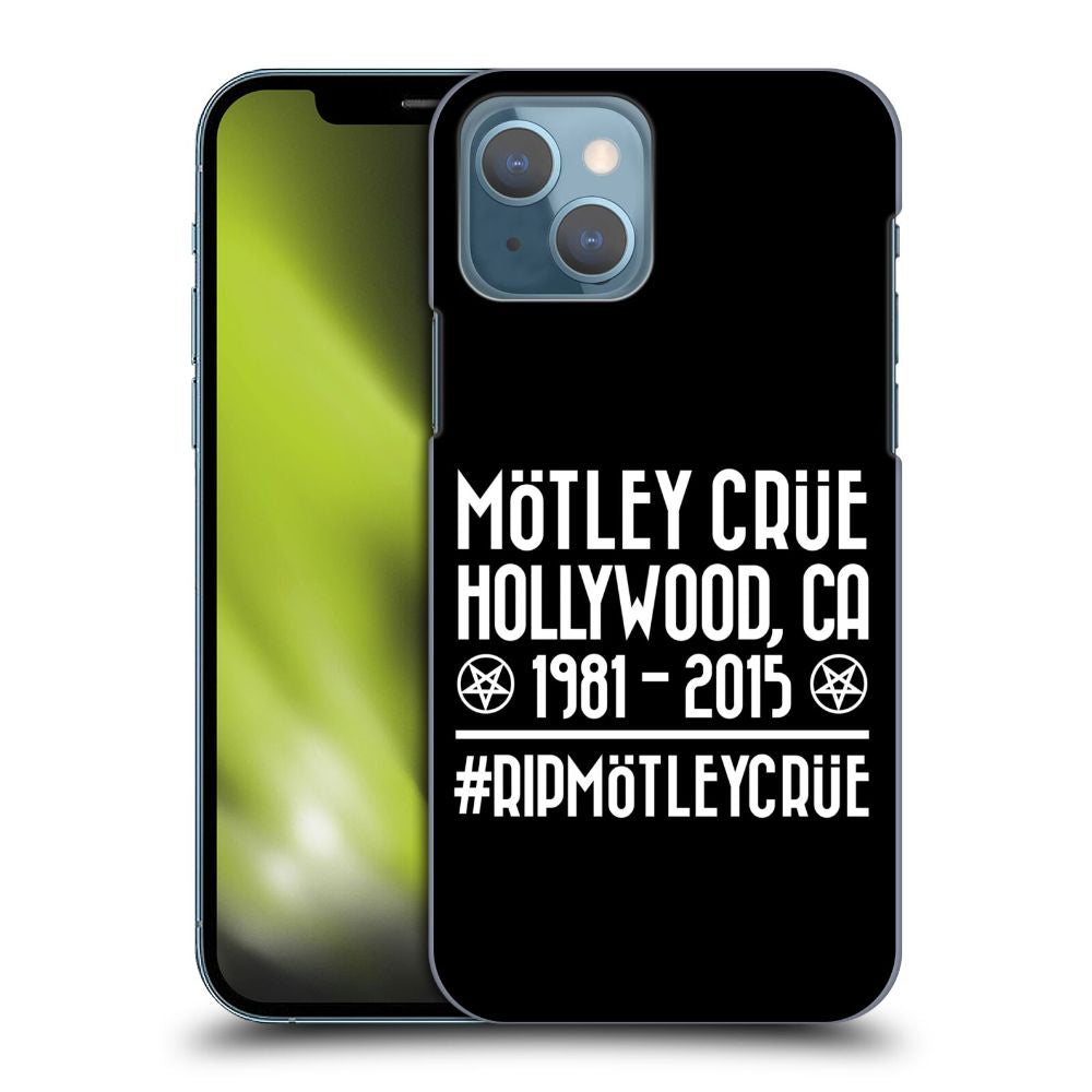 MOTLEY CRUE モトリークルー - #RIPMotleyCrue ハード case / Apple iPhoneケース 【公式 / オフィシャル】