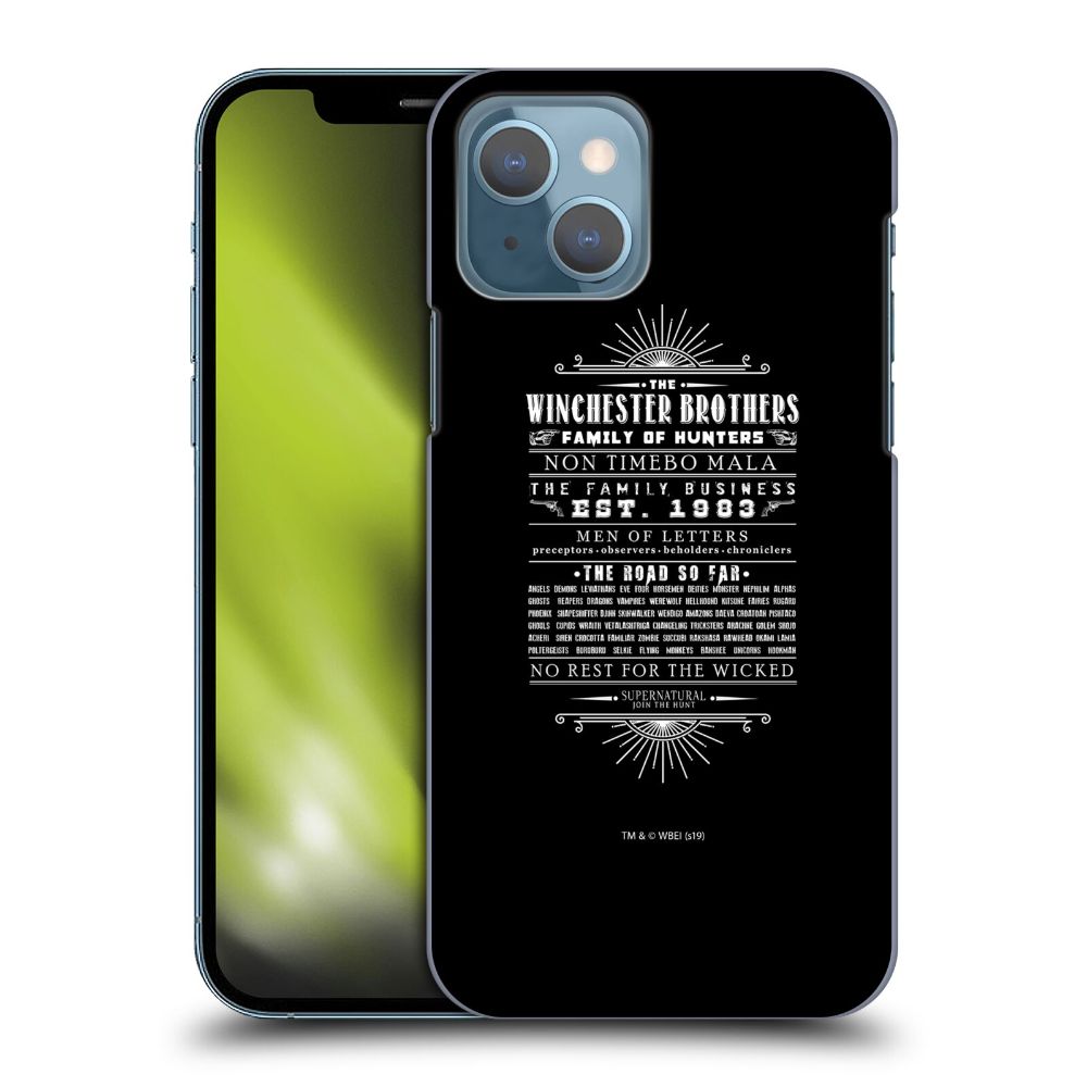 SUPERNATURAL スーパーナチュラル - Winchester Brothers ハード case / Apple iPhoneケース 【公式 / オフィシャル】