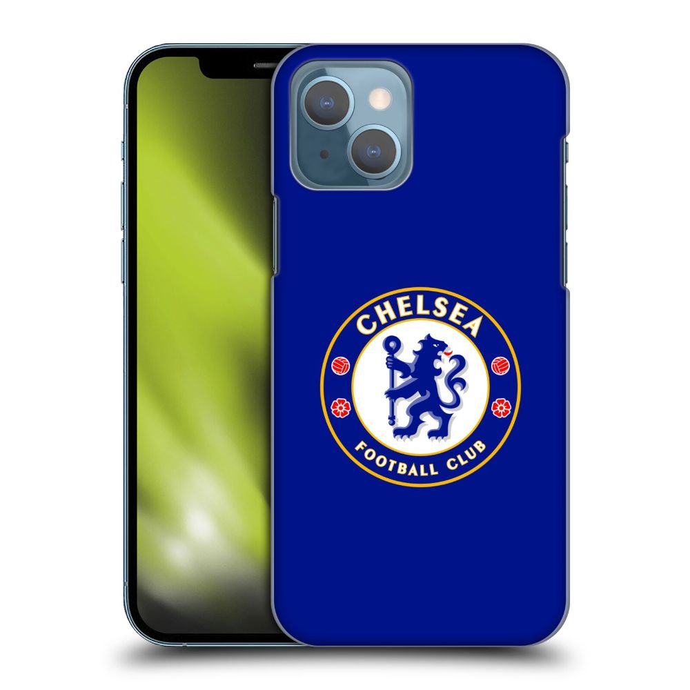 CHELSEA FC チェルシーFC - Plain Blue ハード case / Apple iPhoneケース 【公式 / オフィシャル】