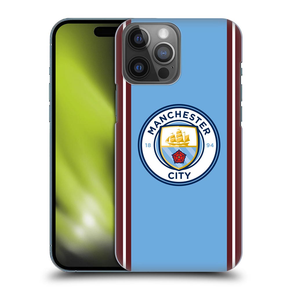 MANCHESTER CITY FC マンチェスターシティFC - 2022/23 Badge Kit / Home ハード case / Apple iPhoneケース 【公式 / オフィシャル】