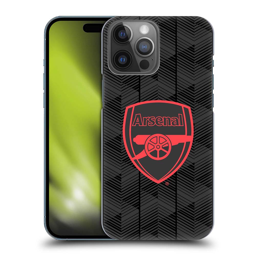 ARSENAL FC アーセナルFC Crest and Gunners Logo Black ハード case 公式 オフィシャル