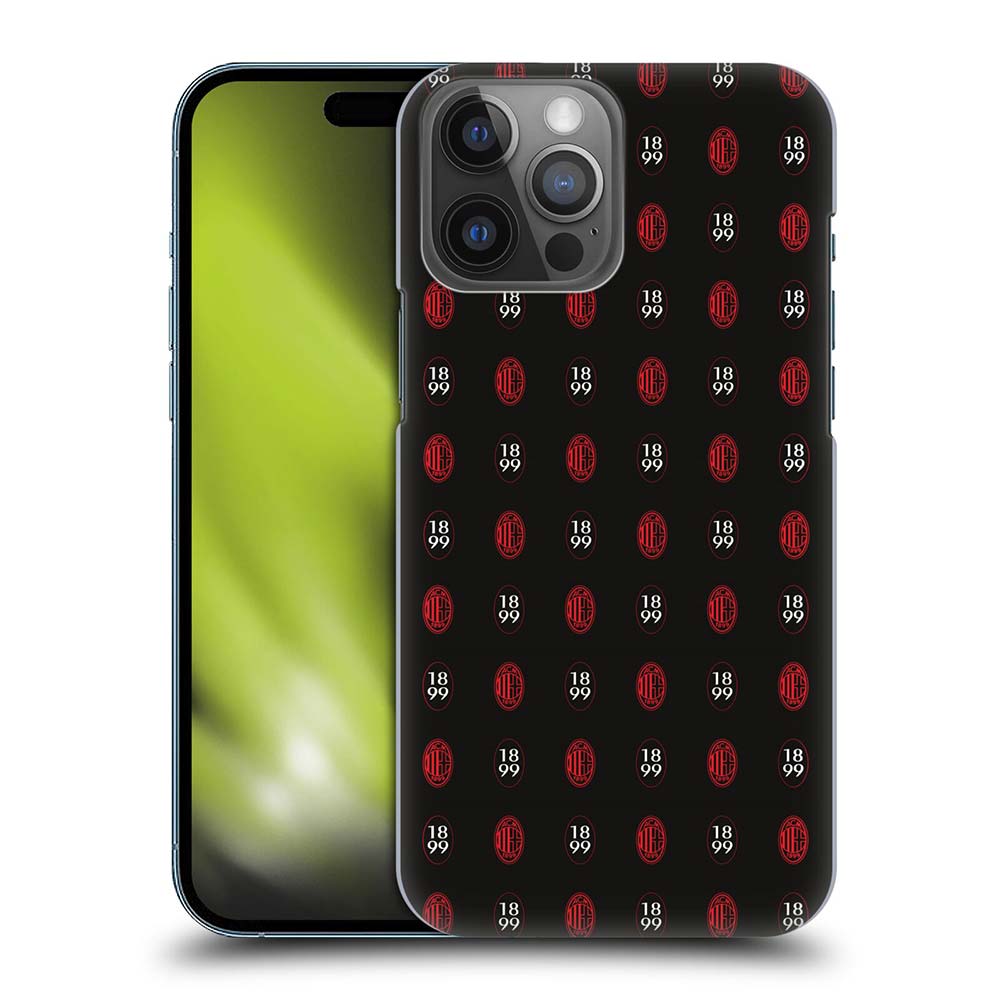 AC MILAN ACミラン (創設 125年 )  Art Pattern Logo ハード case 公式 オフィシャル