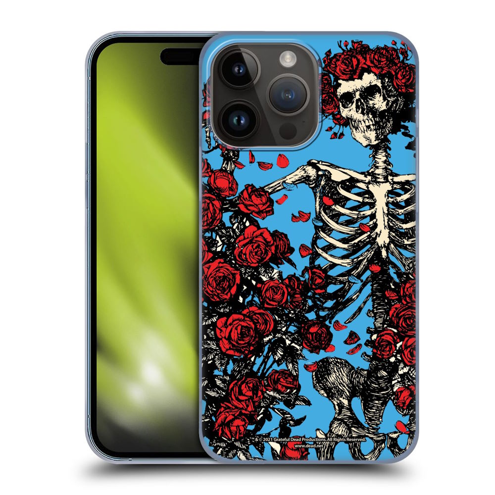 GRATEFUL DEAD グレイトフルデッド - Bertha Skull Roses ハード case / Apple iPhoneケース 【公式 / オフィシャル】