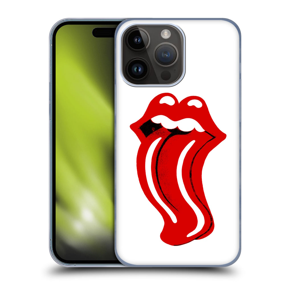 ROLLING STONES ローリングストーンズ (ブライアンジョーンズ 追悼 55周年 ) - Distorted Tongue ハード case / Apple iPhoneケース 【公式 / オフィシャル】