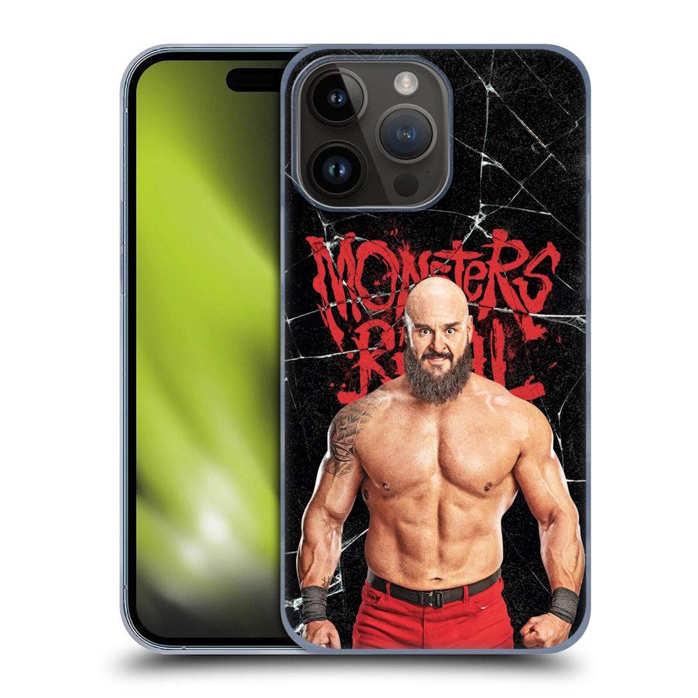 WWE ダブルダブルイー - Braun Strowman Monsters Are Real ハード case / Apple iPhoneケース 【公式 / オフィシャル】