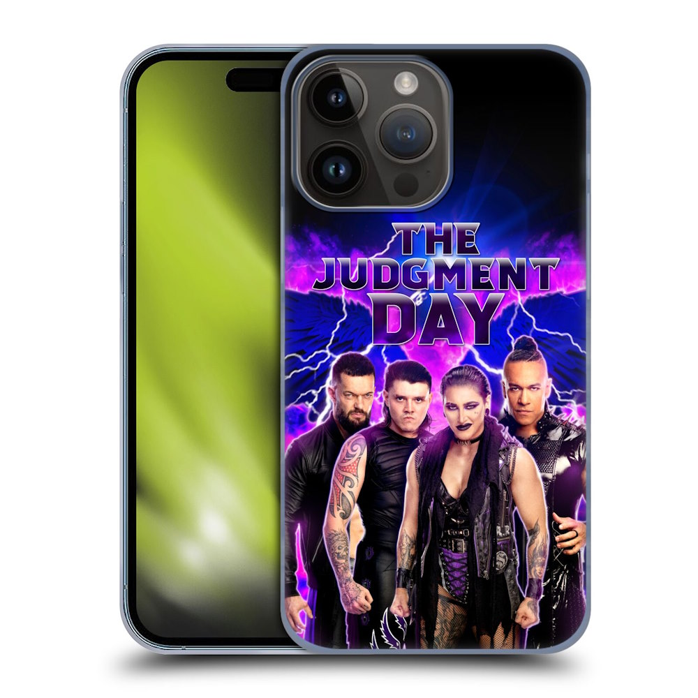 WWE ダブルダブルイー - The Judgment Day Finn, Damian, Rhea, Dominik ハード case / Apple iPhoneケース 【公式 / オフィシャル】