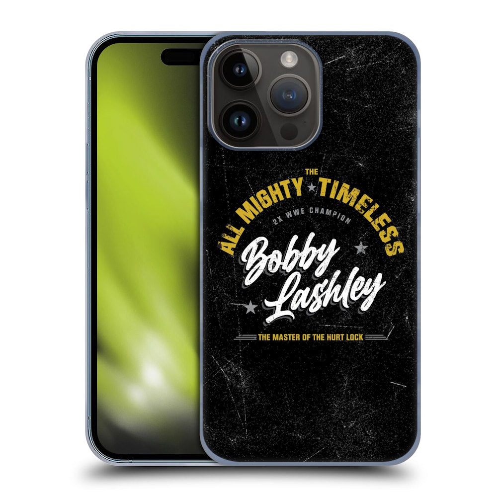 WWE ダブルダブルイー - Bobby Lashley Logotype ハード case / Apple iPhoneケース 【公式 / オフィシャル】