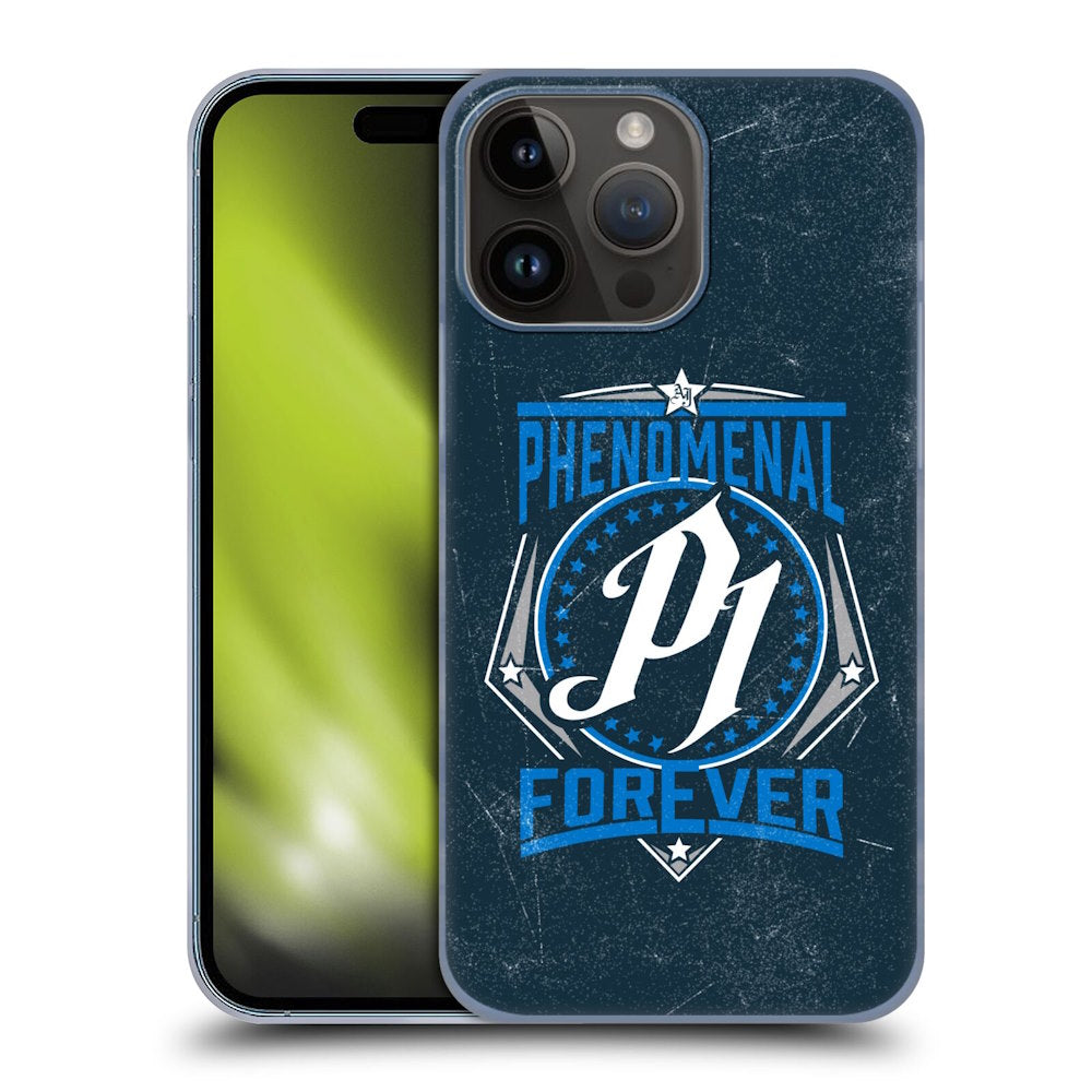 WWE ダブルダブルイー - Aj Styles Logo ハード case / Apple iPhoneケース 【公式 / オフィシャル】