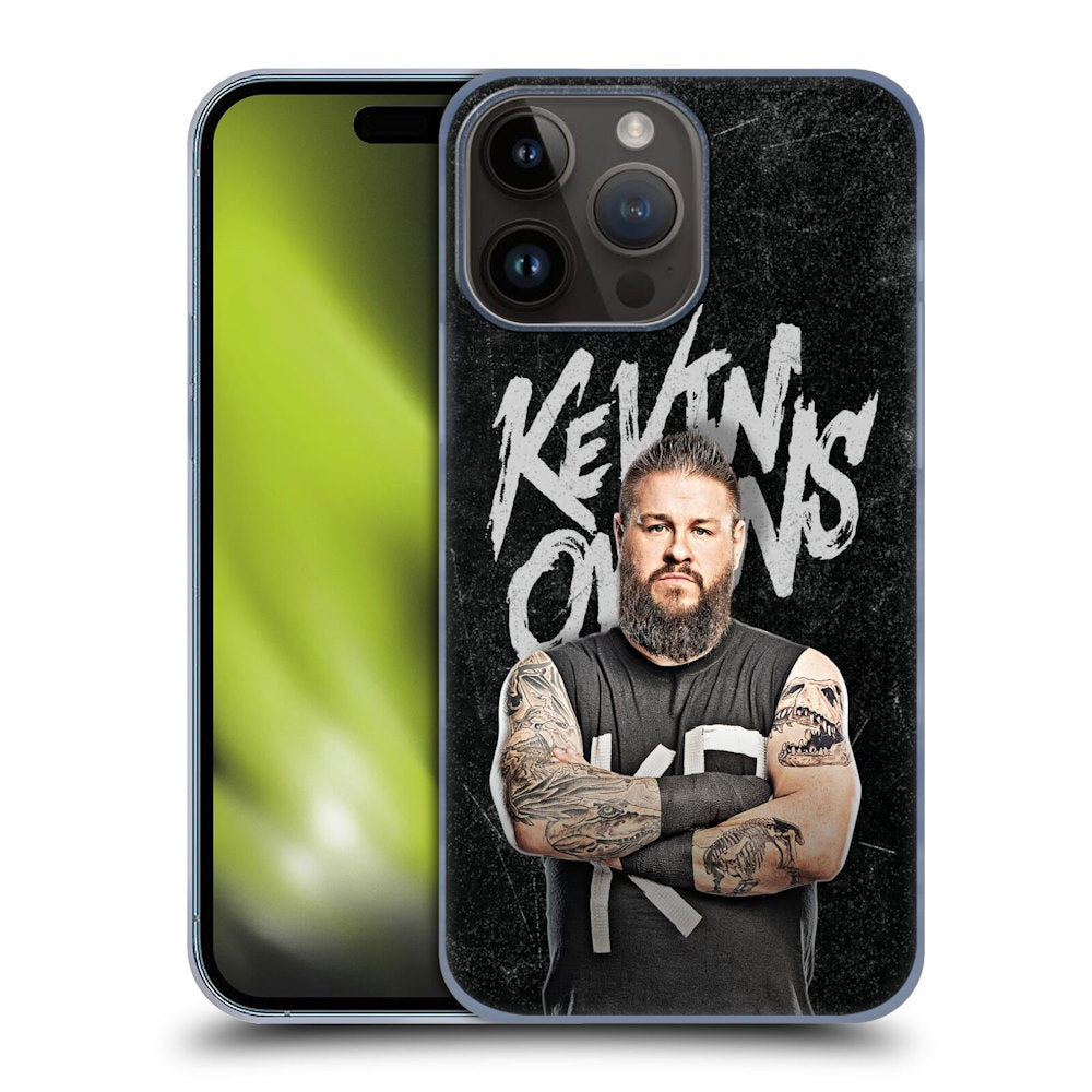 WWE ダブルダブルイー - Kevin Owens Portrait ハード case / Apple iPhoneケース 【公式 / オフィシャル】