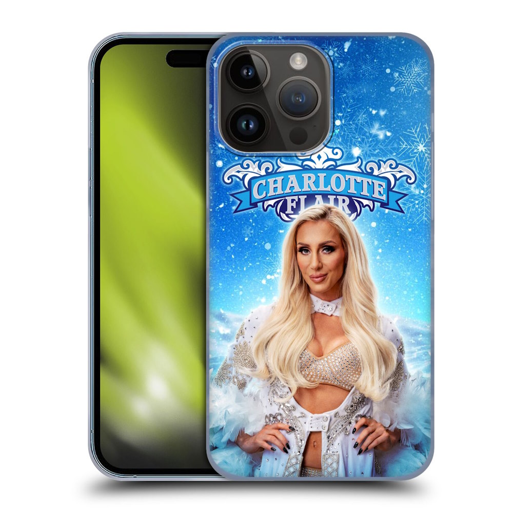 WWE ダブルダブルイー - Charlotte Flair The Queen ハード case / Apple iPhoneケース 【公式 / オフィシャル】