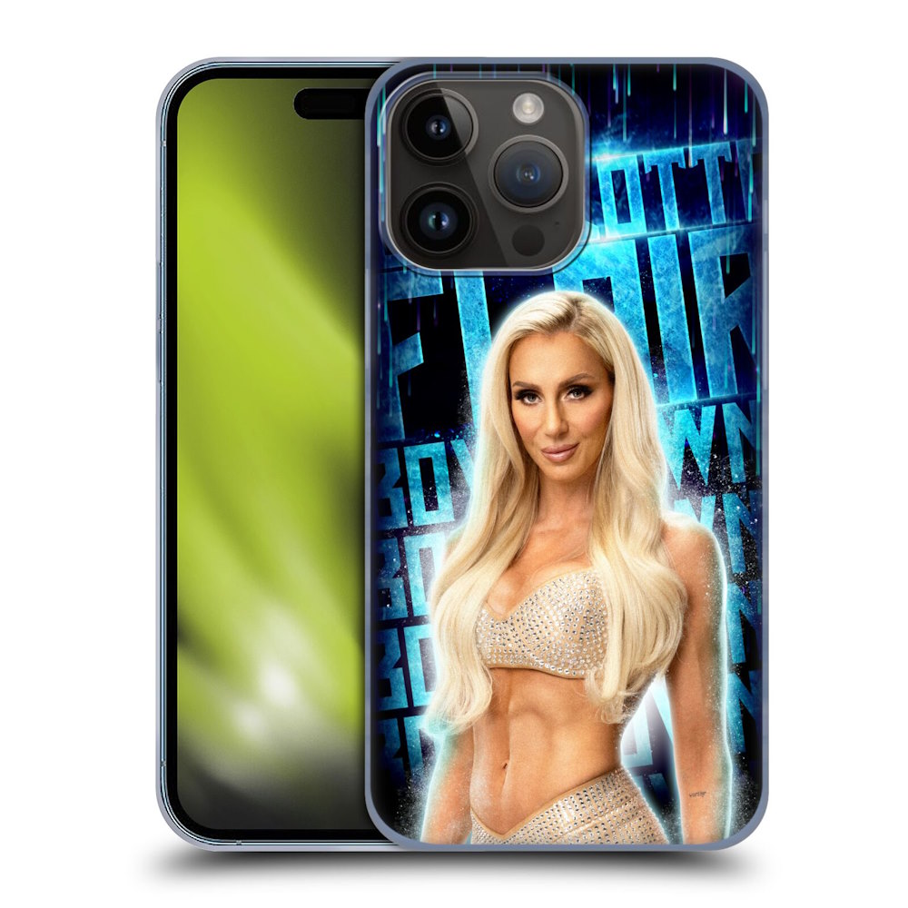 WWE ダブルダブルイー - Charlotte Flair Bow Down ハード case / Apple iPhoneケース 【公式 / オフィシャル】